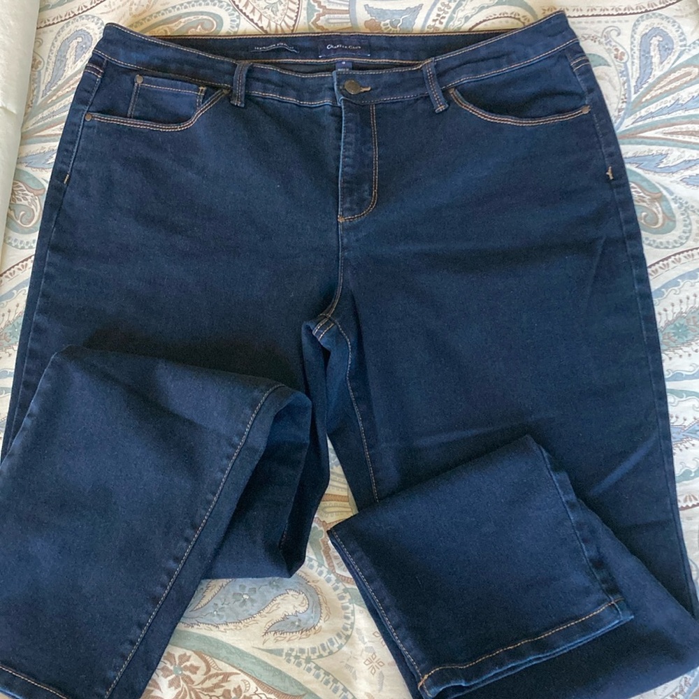 Charter Club women’s Lexington straight jeans size 18